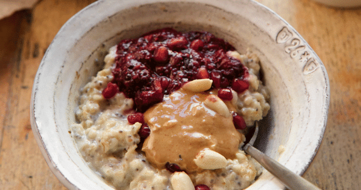 Peanut butter and jam oats